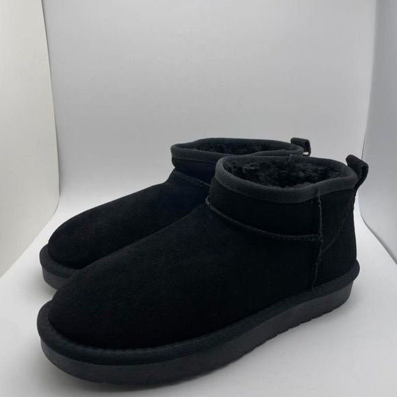 CUSHIONAIRE Women's Cozy pull on boot 6.5 W Black - Picture 1 of 6